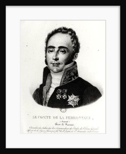 Count Auguste de la Ferronays by Francois Le Villain