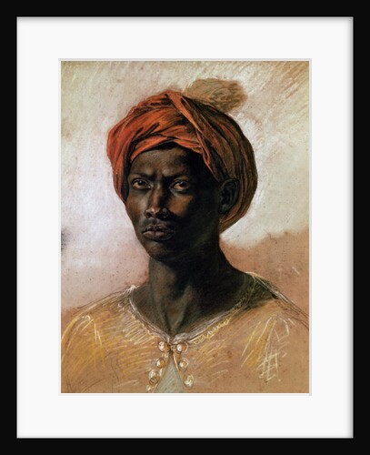 Portrait of a Turk in a Turban, c.1826 by Ferdinand Victor Eugene Delacroix