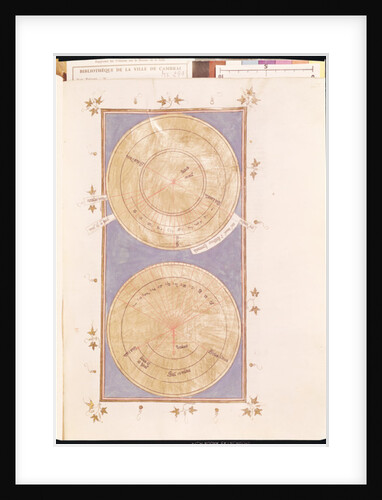 Ms 291 Tome 2 fol.297r Sundial of the miracle of Hezekiah by French School