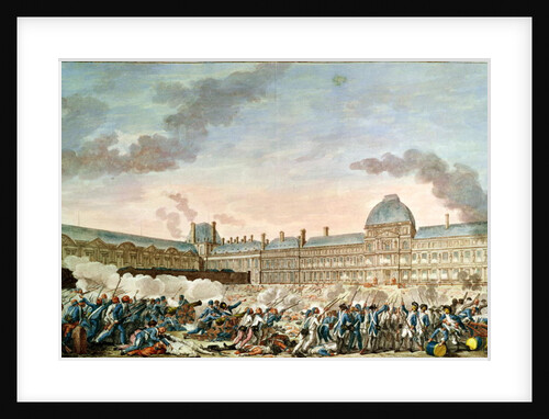 The 10th August 1792, 1792-93 by Charles Monnet