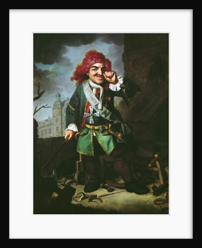 Portrait of Clemens Perkeo, Fool at the Court of Heidelberg by Johann Georg Dathan