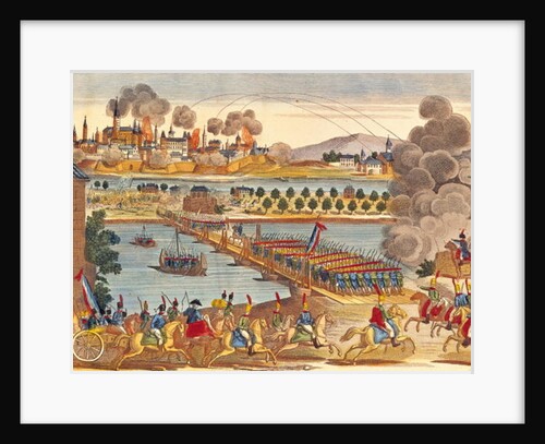 Siege of Vienna, 10th May 1809 by French School