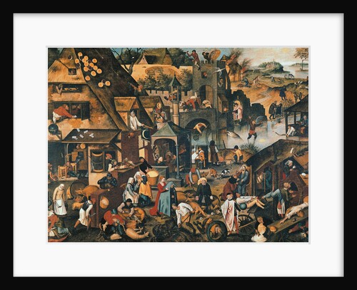 Flemish Proverbs by Pieter the Younger Brueghel