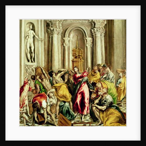 Jesus Driving the Merchants from the Temple, 1610-14 by El Greco
