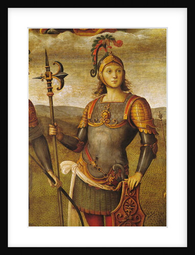 Horatius Cocles, from the Hall of Audience, 1496-1500 by Pietro Perugino