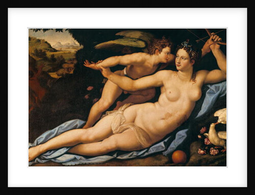 Venus and Cupid by Alessandro Allori