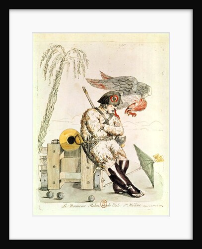 The New Robinson of St. Helena, 1815 by French School