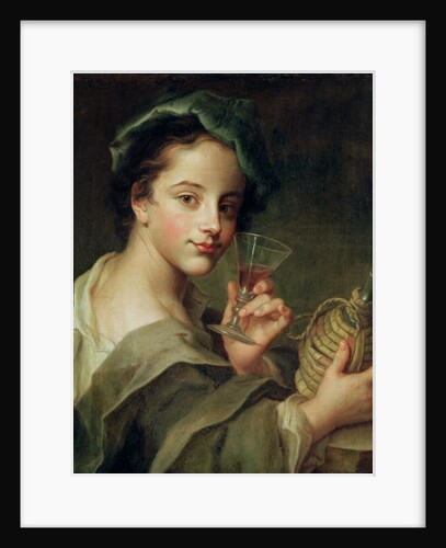 Woman with a Glass of Wine by Philippe Mercier