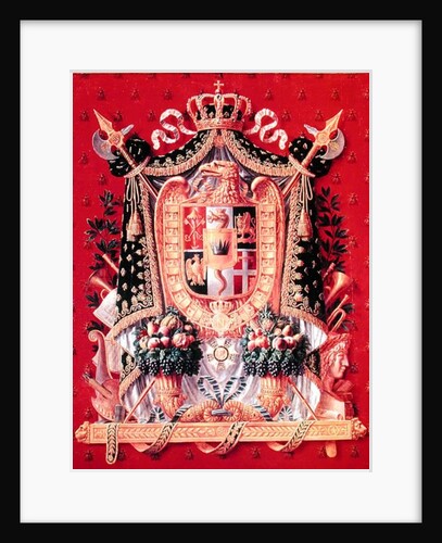Coat of Arms of Italy, design for a tapestry, 1808 by Louis (after) Saint-Ange-Desmaisons