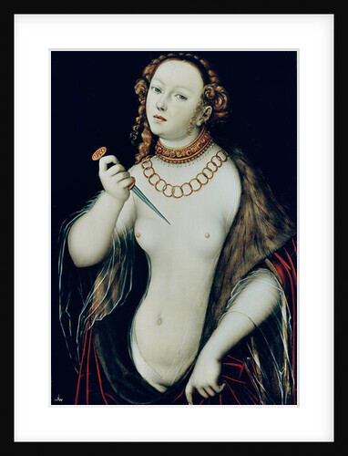 The Suicide of Lucretia, 1538 by Lucas the Elder Cranach