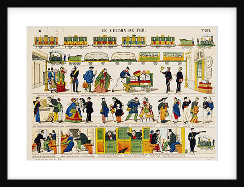 Rail Travel, c.1850 by French School