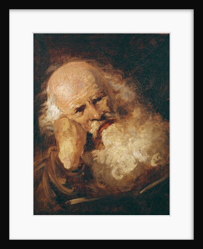 Head of an Old Man by Jean-Honore Fragonard