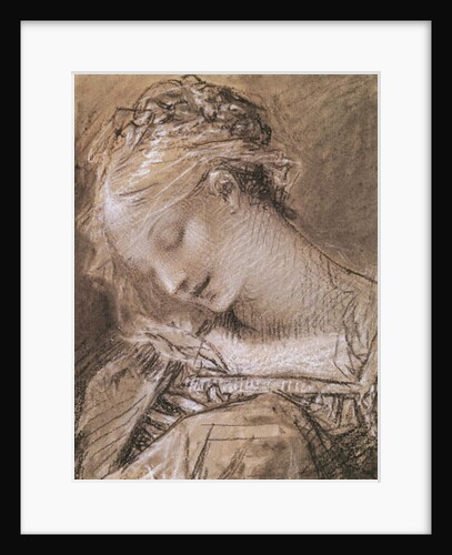 Head of the Virgin by Pierre-Paul Prud'hon