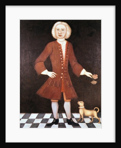 Portrait of Jonathan Bentham, c.1725 by American School