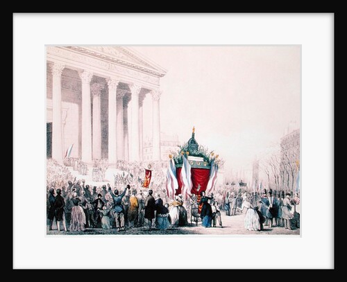 Funeral of the victims of the riots of February 1848 at the Church of La Madeleine, 4th March 1848 by Jean & Raunheim Hermann (1817-95) Naissant