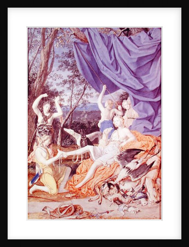 Francoise Louis de la Baume le Blanc Mademoiselle de la Valliere, as Diana by Joseph Werner