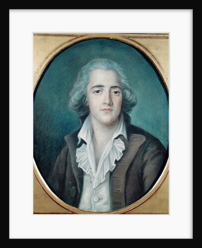 Portrait of Francois Rene Vicomte de Chateaubriand, c.1786 by French School