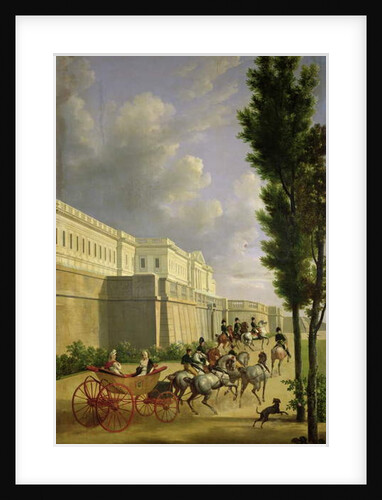 Napoleon I and Marie-Louise Leaving for the Hunt in Compiegne, 1811 by Jean and Vernet Antoine (1758-1836) Bidauld