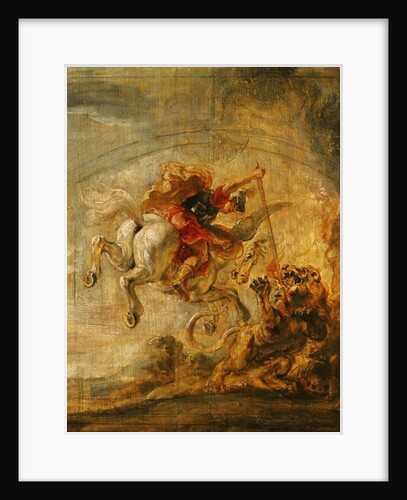 Bellerophon Riding Pegasus Fighting the Chimaera, 1635 by Peter Paul Rubens