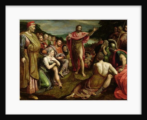 Sermon of St. John the Baptist by Frans I Pourbus