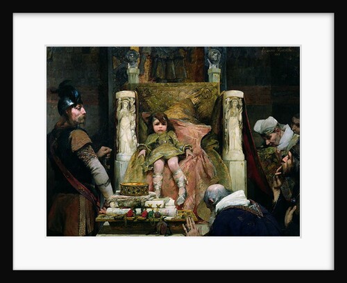 Homage to Clovis II by Albert Pierre Rene Maignan