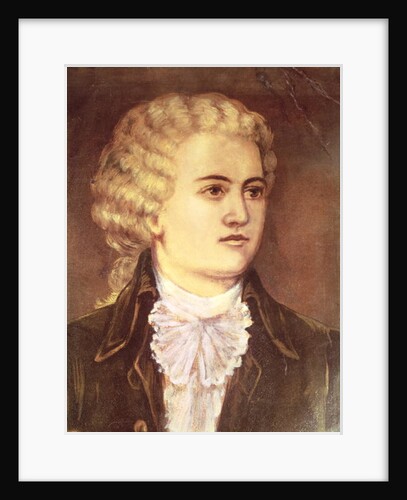 Wolfgang Amadeus Mozart during his stay in Prague in 1787 by Austrian School