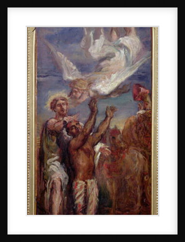 Study for St. Philip Baptising the Eunuch of the Queen of Ethiopia by Theodore Chasseriau