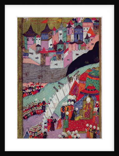 Attack on Belgrade in 1521 by Turkish School