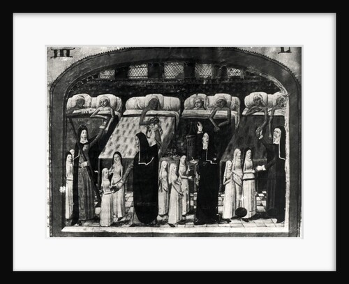 Nuns tending the sick at the Hotel Dieu, Paris by French School