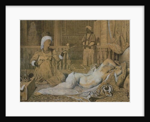 Odalisque with a Slave, 1858 by Jean Auguste Dominique Ingres