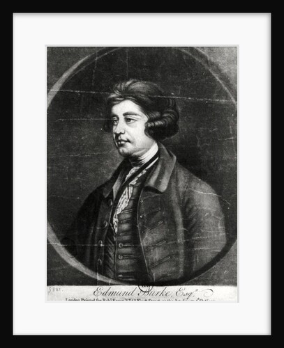 Portrait of Edmund Burke by English School