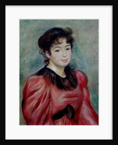 Portrait of Mademoiselle Victorine de Bellio 1892 by Pierre Auguste Renoir