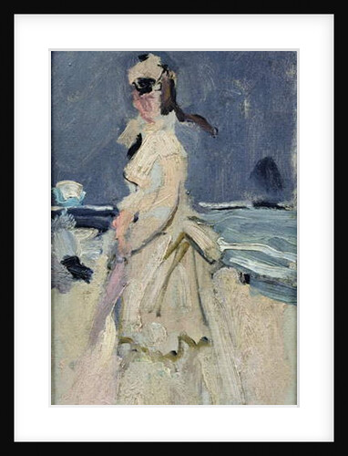 Camille on the Beach, 1870-71 by Claude Monet