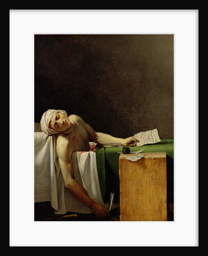 The Death of Marat, 1793 by Jerome Martin Langlois