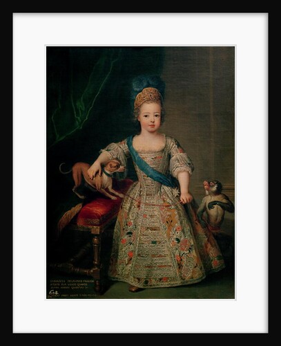 Louis XV as a child, 1714 by Pierre Gobert