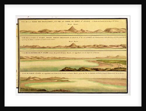 Views of the Port of San Julian, Patagonia by French School