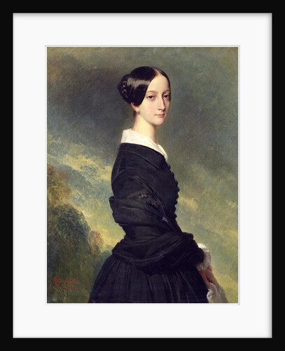 Portrait of Francisca Caroline de Braganca 1844 by Franz Xaver Winterhalter