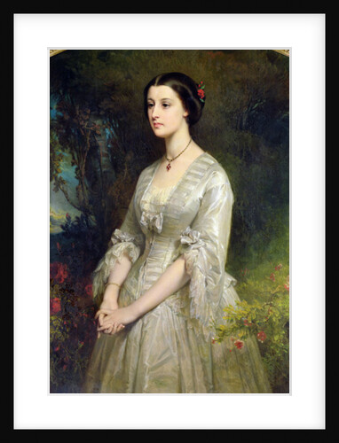 Portrait of Marie de Bonneval, Duchess of Cadore, 1854 by Edouard Louis Dubufe