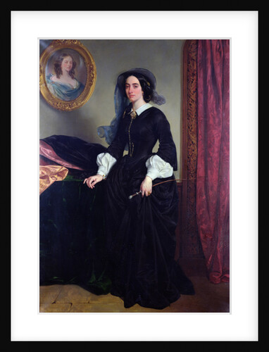 Portrait of Marie Deveria, 1856 by Eugene Deveria