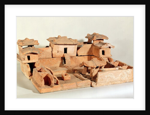 Funerary model of a farm, from Thanh Hoa, Vietnam by School Chinese