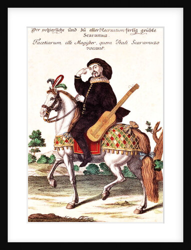 Scaramouche on Horseback by German School