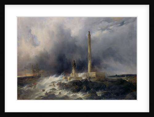 View of the Lighthouse at Gatteville by Jean Louis Petit