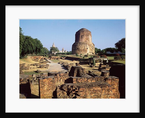 The Dhamekh stupa, c.500 AD by Indian School