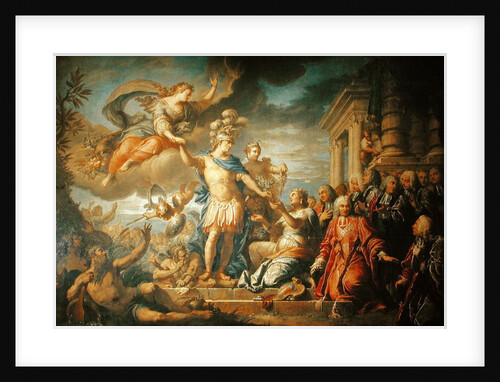 Allegory of the Peace of Aix-la-Chapelle, 1761 by Jacques Dumont