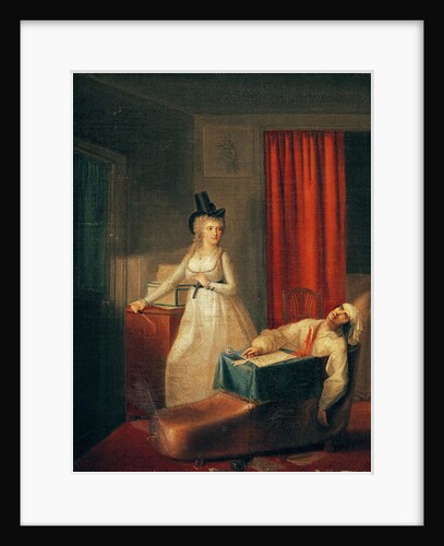 The Murder of Marat, 13th July 1793 by Jean-Jacques Hauer