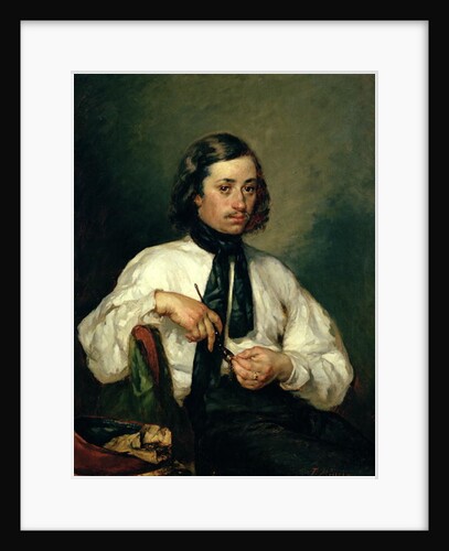 Portrait of Armand Ono, known as The Man with the Pipe, 1843 by Jean-Francois Millet