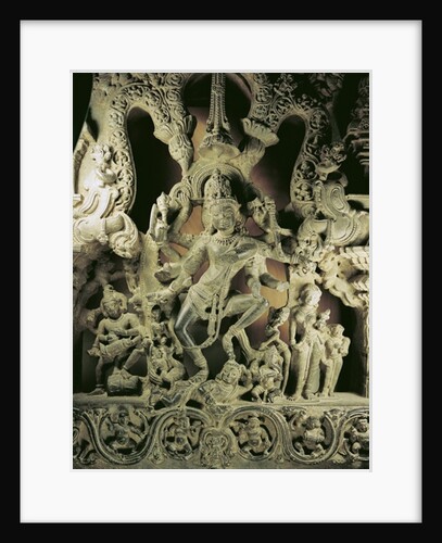 Lintel with Shiva Nataraja, Kakatiya dynasty by School Indian
