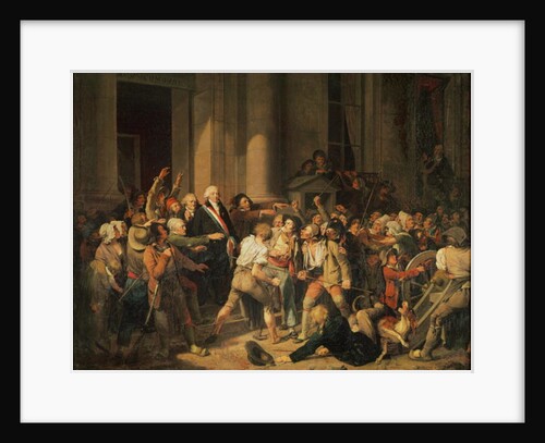 Act of Courage of Monsieur Defontenay, Mayor of Rouen, 29th August 1792 by Louis Leopold Boilly