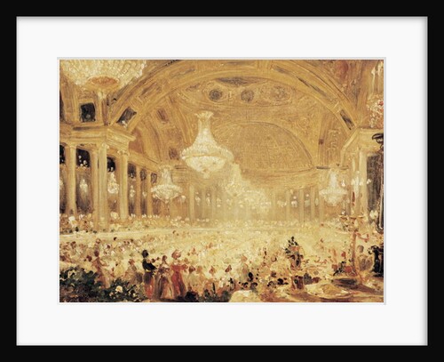 Dinner at the Tuileries by Eugene Emmanuel Viollet-le-Duc