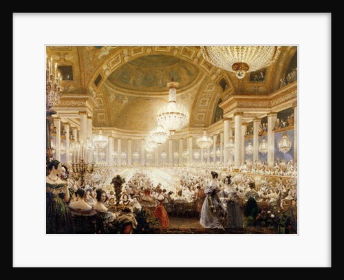 Women Dining at the Tuileries in 1835 by Eugene Emmanuel Viollet-le-Duc